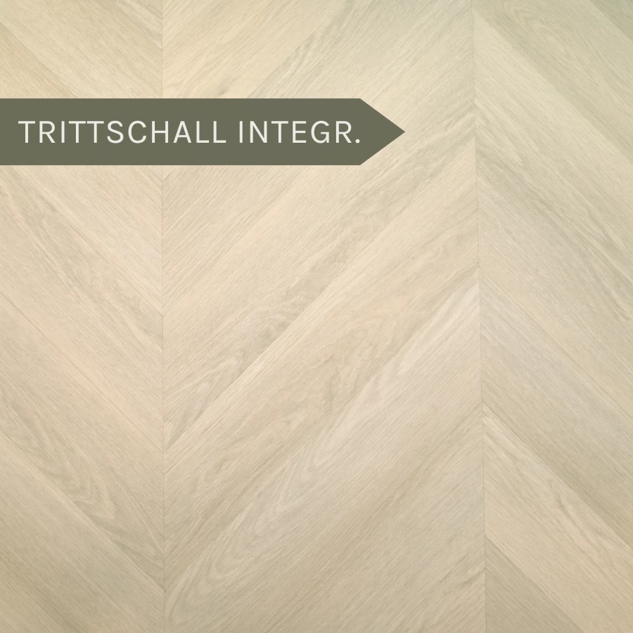 Rigid Klick-Vinyl Chevron-Fischgräten PUUTERI 45°