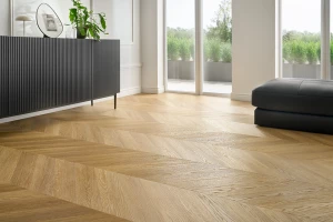 Rigid Klick-Vinyl Chevron-Fischgräten MENOR OAK 45°