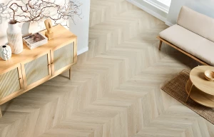 Rigid Klick-Vinyl Chevron-Fischgräten Johannes Oak 45°